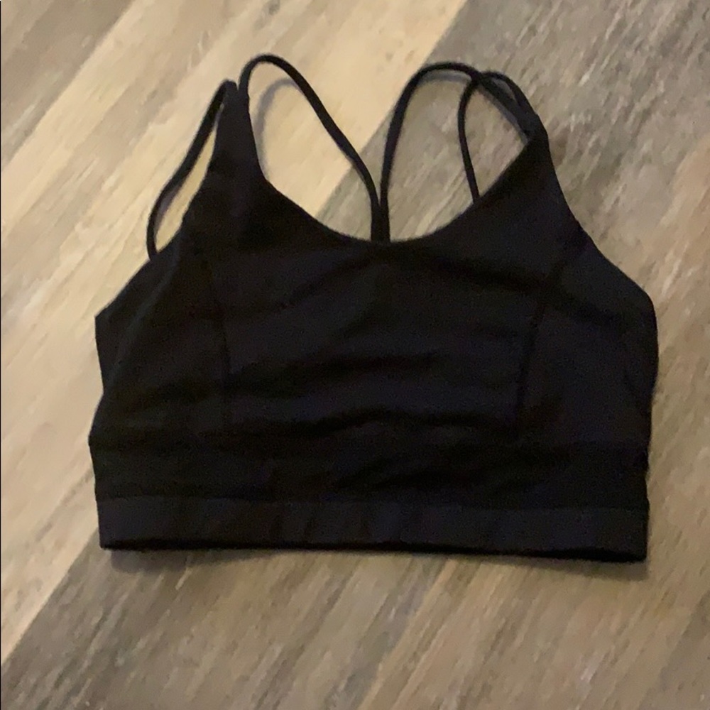BuffBunny Black Strappy Sports Bra
